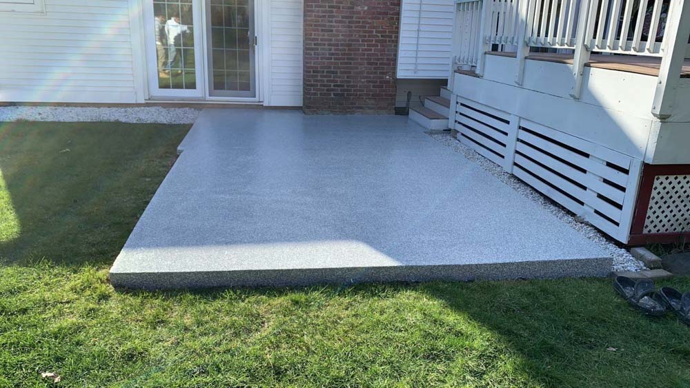 Concrete Patio and Garage Coating — Holliston, MA