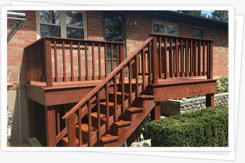 Mohogany Deck Restoration — Chestnut Hill, MA